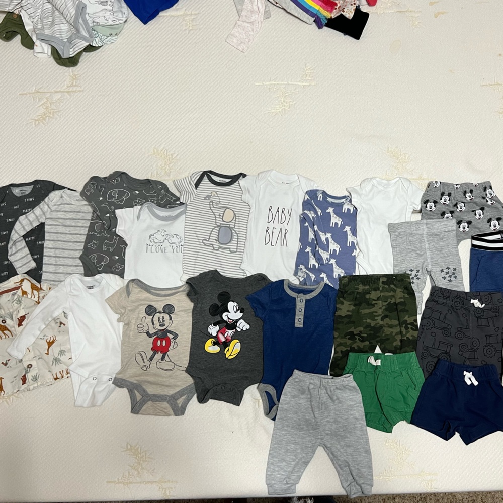 Bundle of 0-3 and 3-6 Baby Boy Clothes